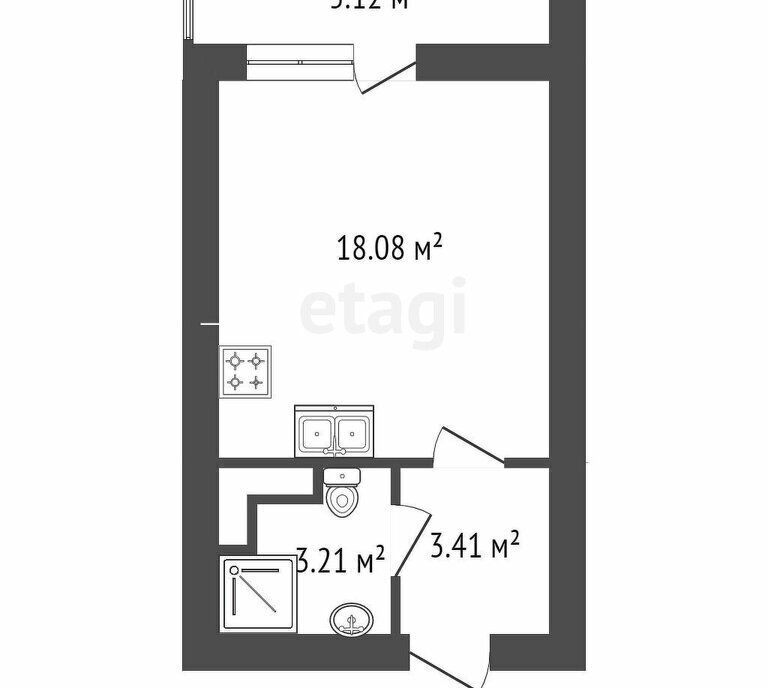 квартира г Санкт-Петербург метро Ломоносовская ул Фарфоровская 7к/1 ЖК «Стрижи в Невском 2» округ Ивановский фото 11