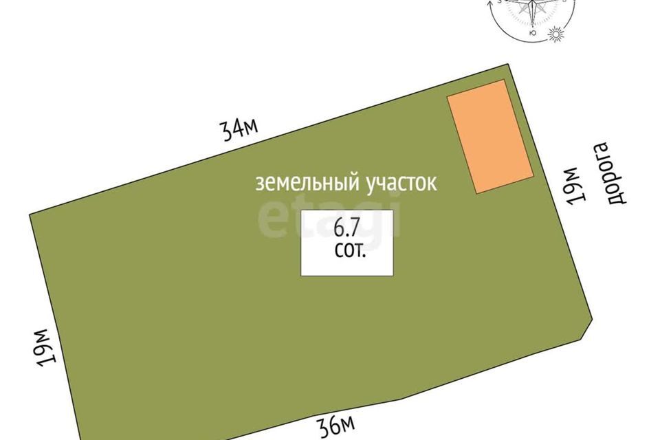 дом р-н Тобольский садоводческое товарищество Сосновый Бор, Сосновая улица фото 10