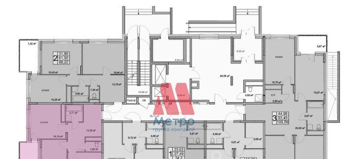 квартира г Ярославль р-н Фрунзенский ул Чернопрудная 2 фото 7