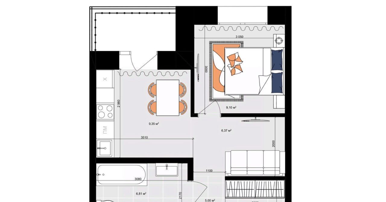 квартира г Иркутск р-н Октябрьский наб. Верхняя фото 3