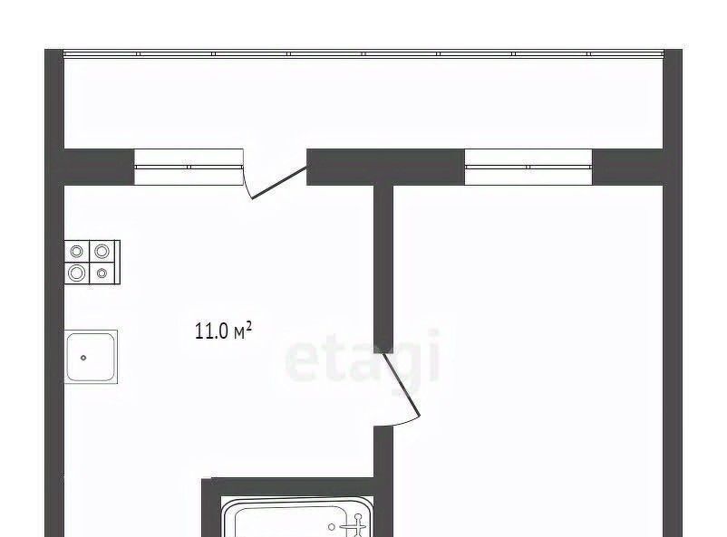 квартира г Ханты-Мансийск ул Строителей 12 фото 9