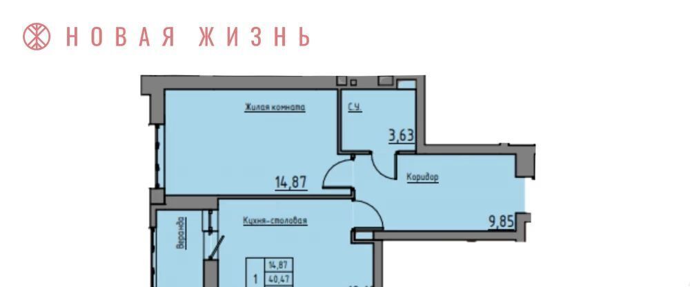 квартира г Самара Безымянка ЖК Времена года 13-й мкр фото 1