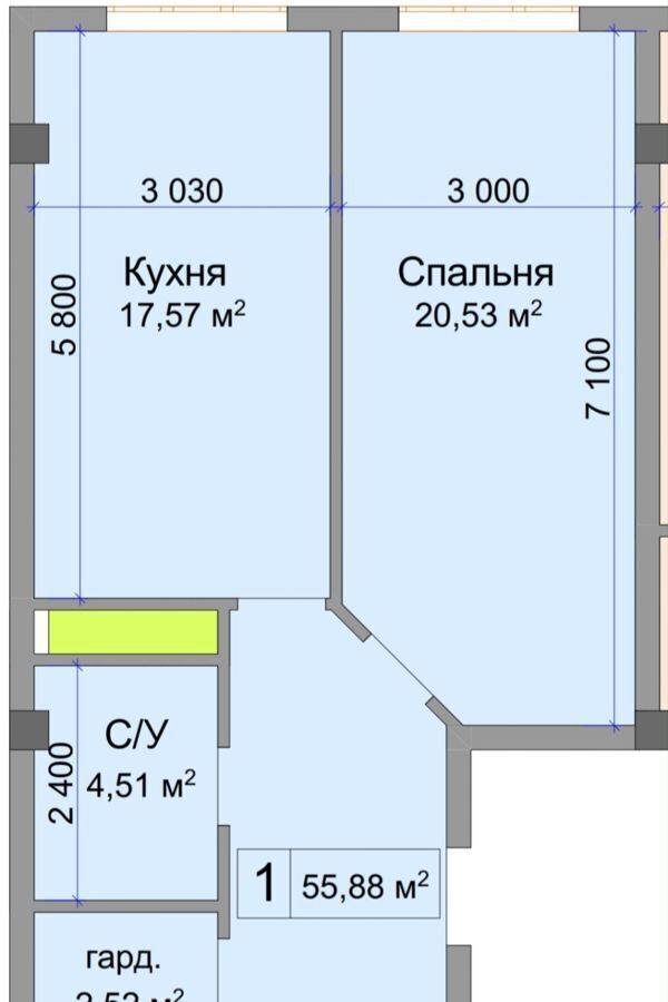 квартира г Нальчик Горная ул Атажукина 10б фото 9