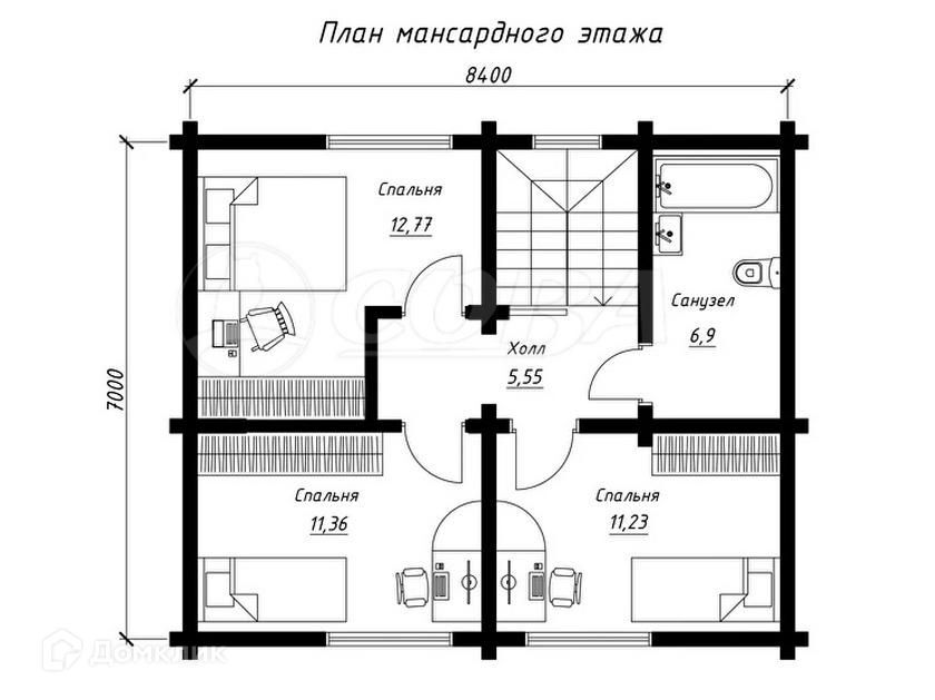 дом р-н Тюменский с Перевалово ул Центральная фото 3