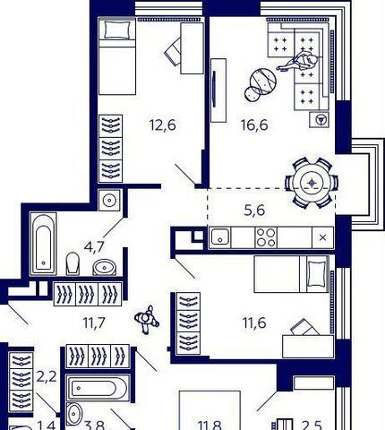 р-н Октябрьский ЖК Tau House д. 7 фото