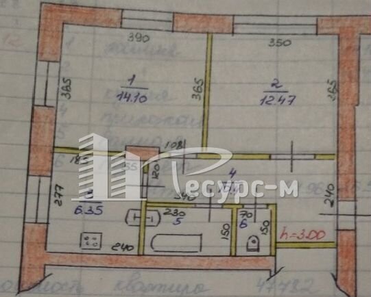 квартира г Выкса ул Островского 56 фото 7