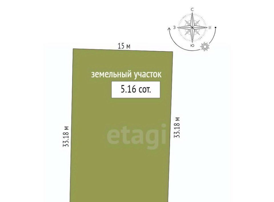 земля р-н Симферопольский с Новозбурьевка Перовское с/пос, массив, ул. 49-я, 65 фото 8