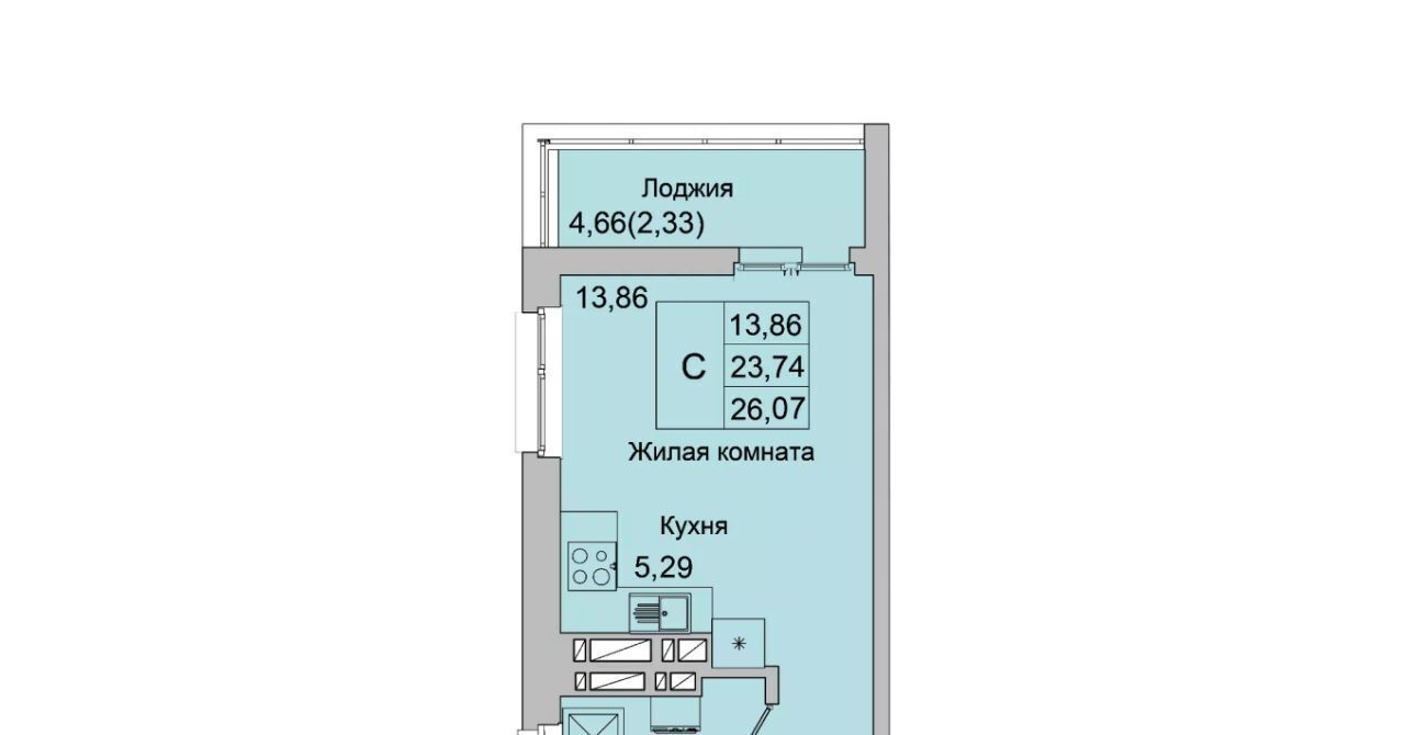 квартира г Батайск ул Булгакова 11 фото 2