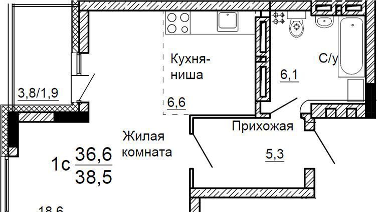 квартира г Новосибирск р-н Кировский ул Петухова 170 фото 4