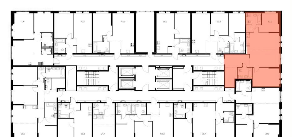 квартира г Москва метро Аминьевская ш Очаковское 5 ЖК Матвеевский Парк корп. 1 фото 2