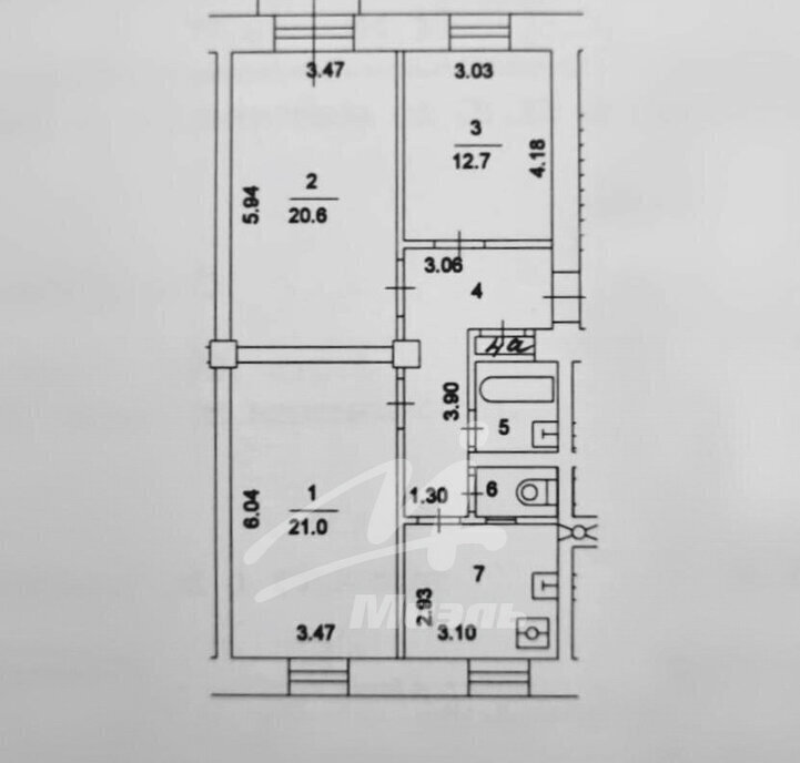 квартира г Москва метро Киевская пр-кт Кутузовский 4/2 фото 14