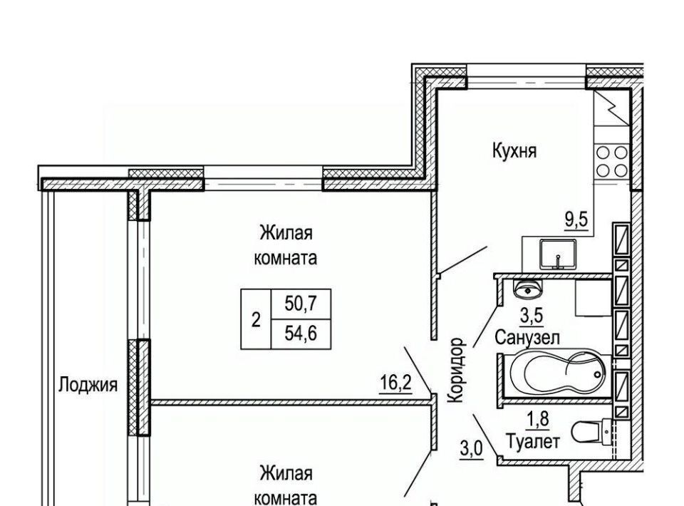 квартира г Владивосток р-н Ленинский ул Ладыгина фото 1