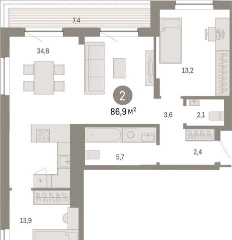р-н Калининский ул Молодогвардейцев 5к/1 фото