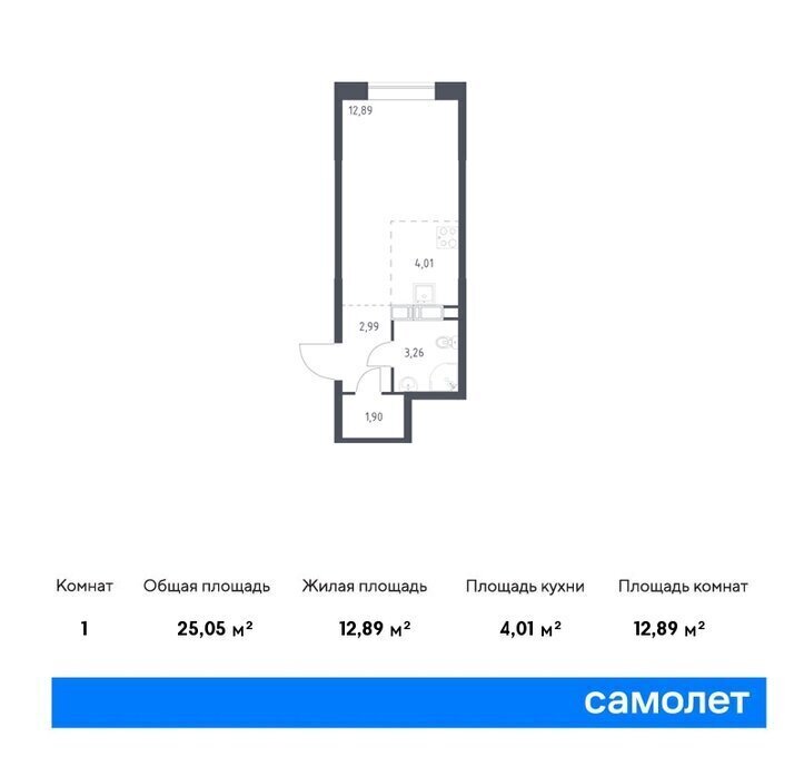 квартира г Москва п Филимонковское ЖК «Цветочные поляны сити» ТиНАО Филатов Луг, Филимонковский район, к 12 фото 1