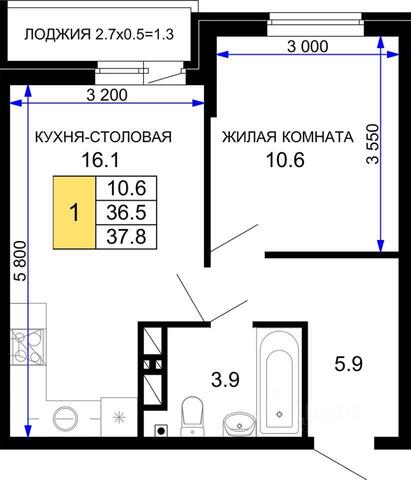 квартира ЖК «Дыхание» фото