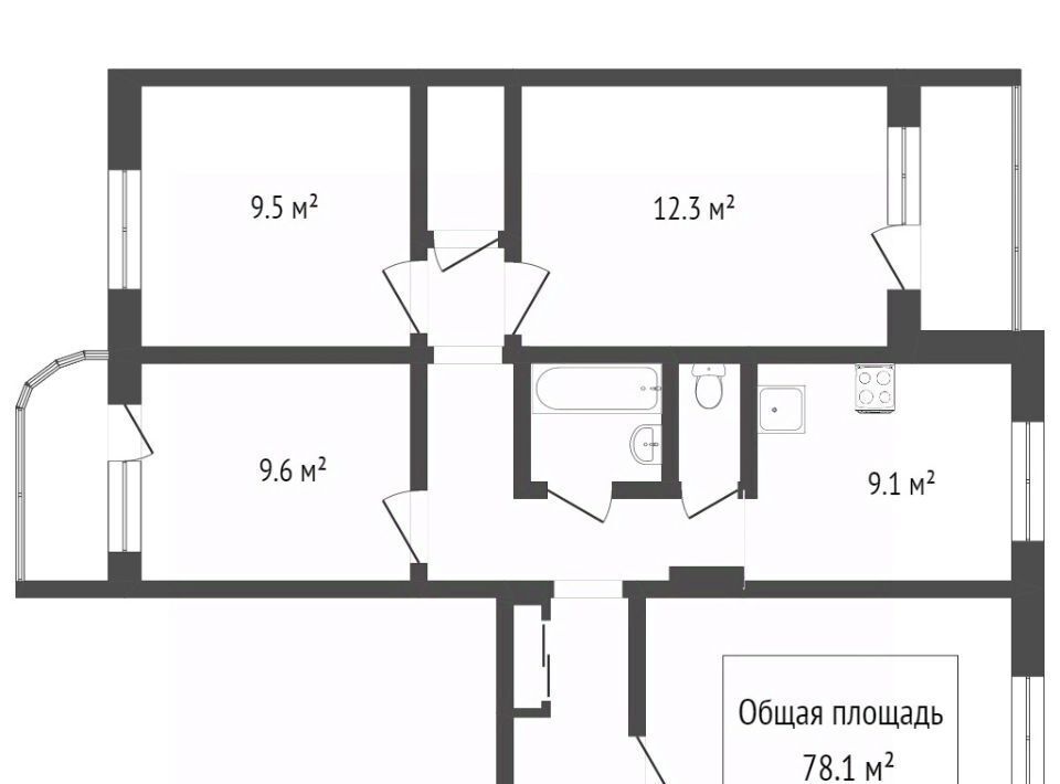 квартира г Новосибирск ул Волховская 33/1 Площадь Маркса фото 26