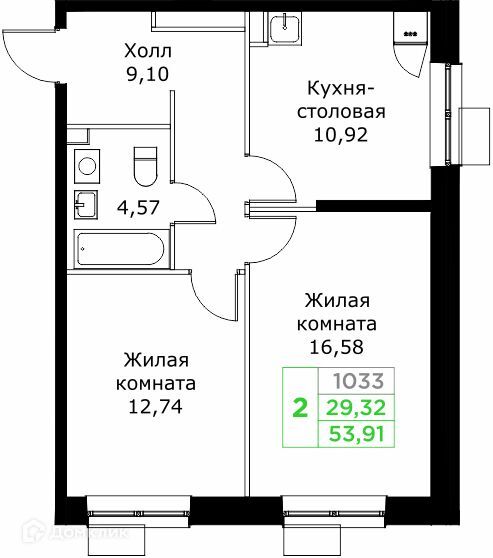 квартира г Мытищи Строящийся жилой дом, городской округ Мытищи фото 1