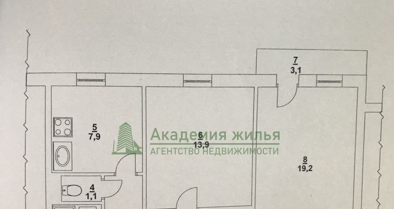 квартира г Саратов р-н Ленинский ул 3-я Степная 8б фото 15