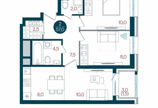 метро Кантемировская б-р Кавказский 51 ЖК «РУСИЧ-Кантемировский» фото