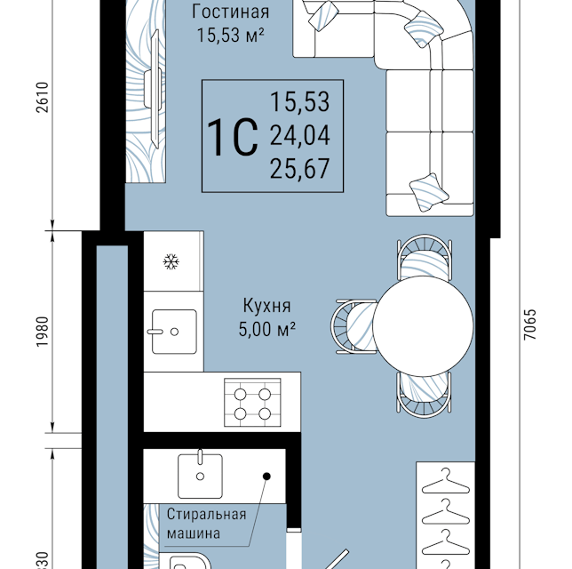 квартира г Уфа р-н Ленинский ул Летчиков 2/10 городской округ Уфа фото 1