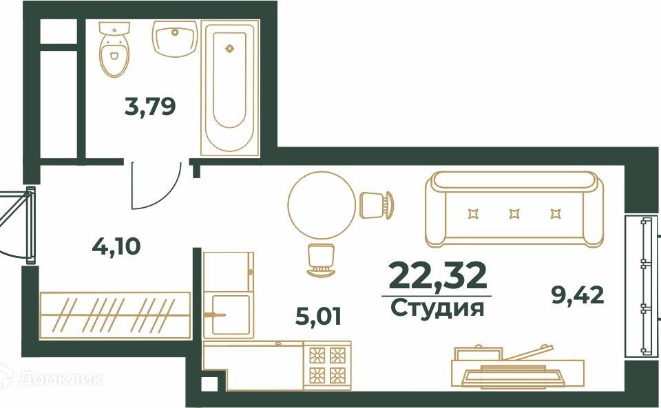 квартира г Хабаровск р-н Индустриальный ул Рокоссовского 1/2 городской округ Хабаровск фото 1