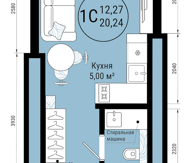 квартира г Уфа р-н Ленинский ул Летчиков 2/10 городской округ Уфа фото 1