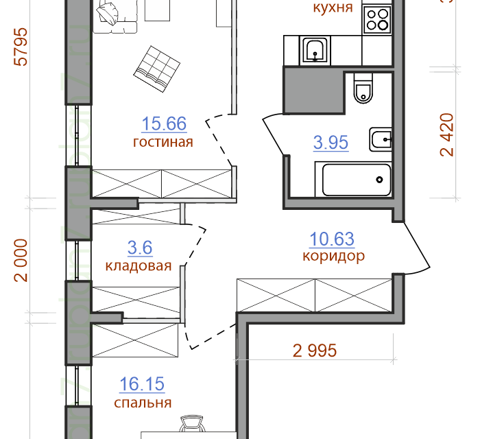 квартира г Иркутск ул Баумана 262/26 Иркутск городской округ фото 1