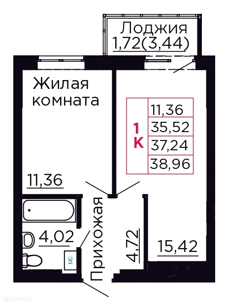 квартира р-н Аксайский г Аксай пр-кт Ленина 40у/3 фото 1