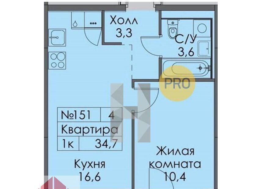 квартира р-н Кстовский д Утечино ул Небесная 2 Горьковская фото 1