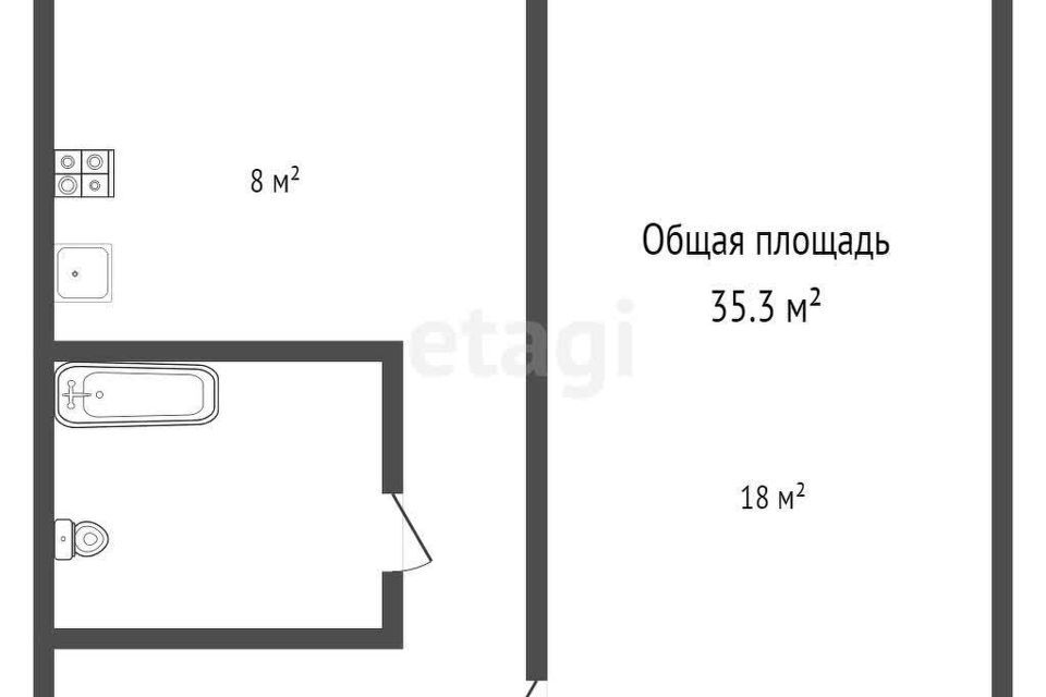 квартира г Брянск р-н Фокинский ул Белорусская 42а Брянский район фото 10