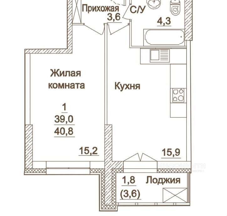 квартира г Москва метро Хорошёвская ш Хорошёвское 25ак/2 фото 2