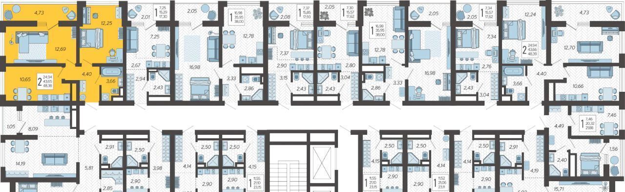 квартира г Сочи р-н Хостинский микрорайон Бытха ул Ясногорская 16/2к 6 фото 3