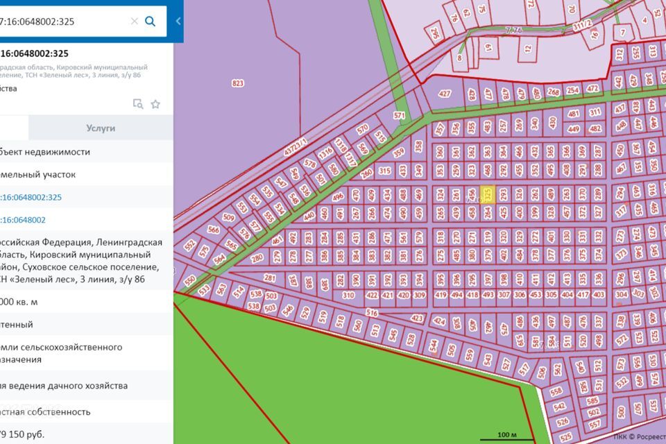 земля р-н Кировский дачный посёлок Зелёный лес фото 4