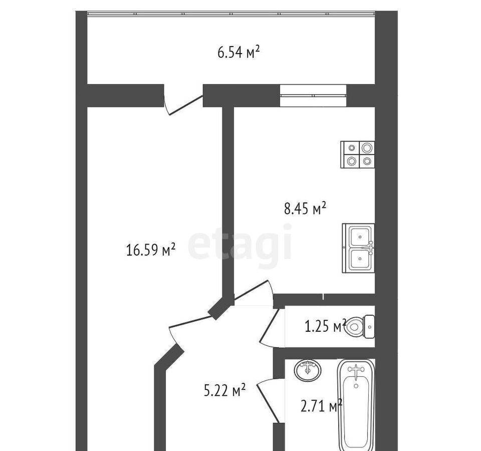 квартира г Тюмень р-н Центральный ул Щербакова 150к/2 фото 20