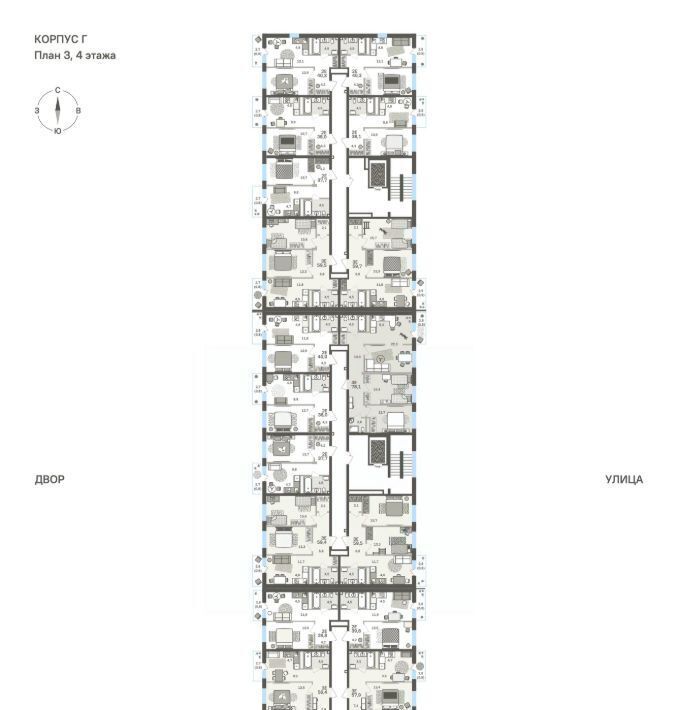 квартира г Пермь р-н Мотовилихинский б-р Гагарина 72 фото 2