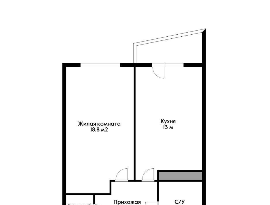 квартира г Краснодар р-н Прикубанский ул им. Дзержинского 64/2 фото 15