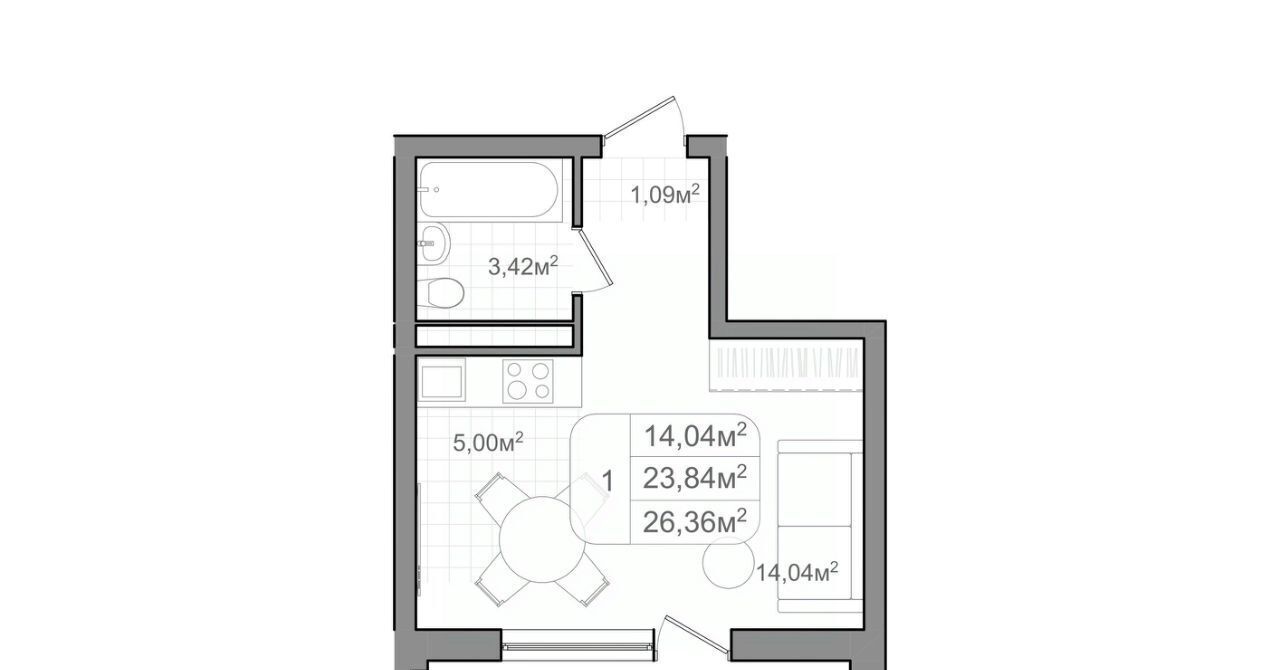 квартира г Волгоград р-н Советский ул им. Чебышева 38/1 фото 1