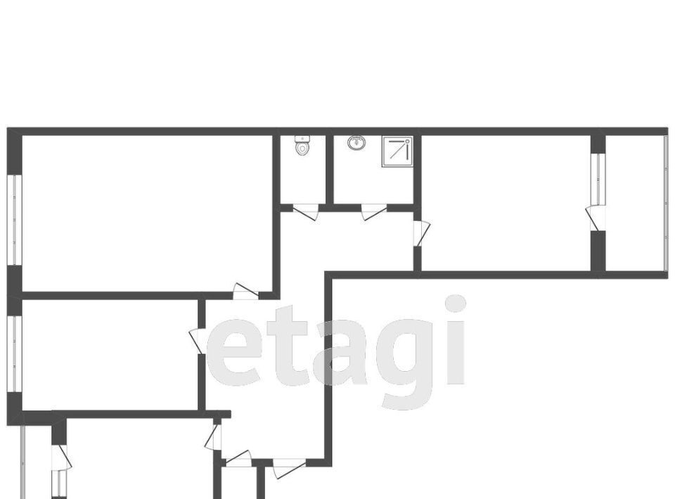 квартира г Тверь р-н Заволжский ул Хромова 21 фото 15