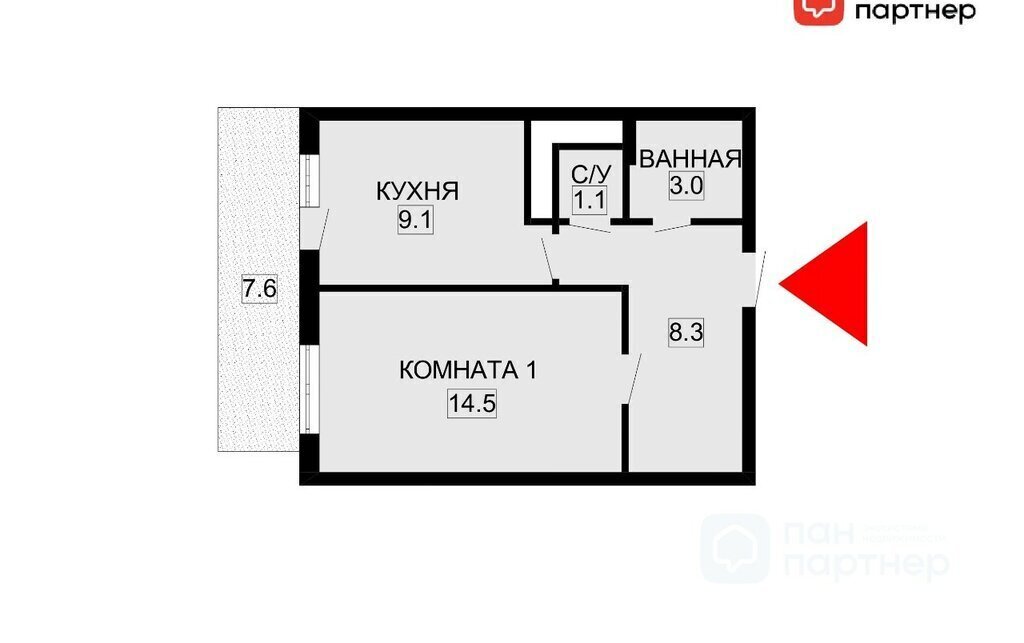 квартира г Санкт-Петербург метро Автово пр-кт Героев 27к/1 ЖК «Огни Залива» округ Южно-Приморский фото 14