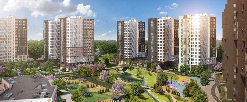 квартира г Москва п Сосенское ЖК Скандинавия метро Бунинская аллея к 35. 2.3 фото 12