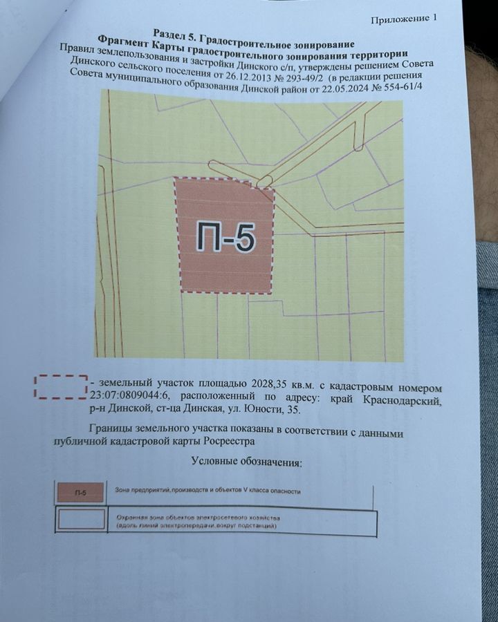 производственные, складские р-н Динской ст-ца Динская ул Юности 35 Динское сельское поселение фото 1