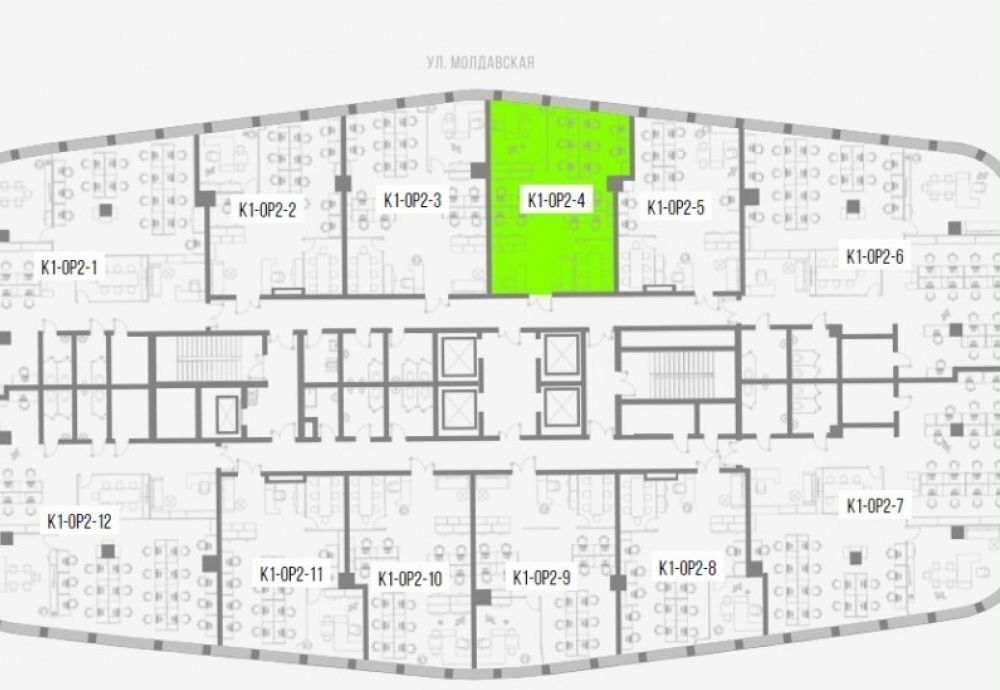 офис г Москва метро Кунцевская ул Молдавская 1с/8 муниципальный округ Кунцево фото 9