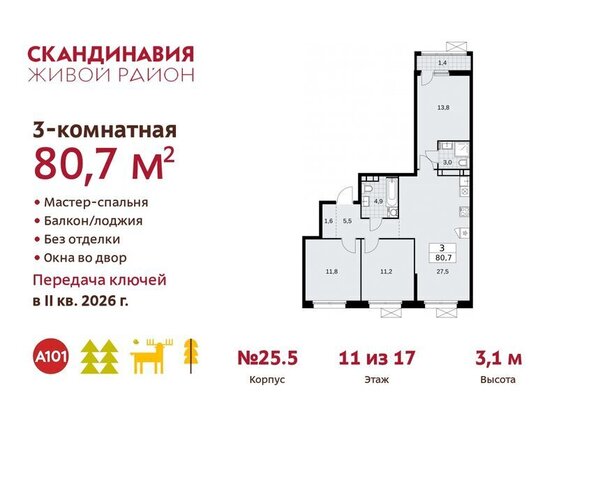 метро Коммунарка ТиНАО жилой комплекс Скандинавия фото