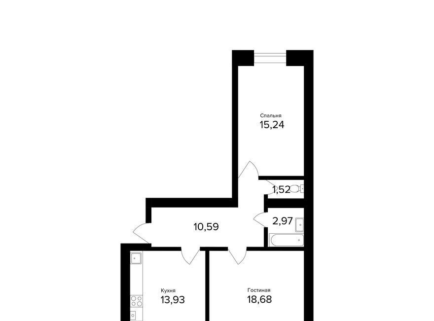 квартира г Ярославль р-н Дзержинский ул Александра Додонова 6к/2 фото 1