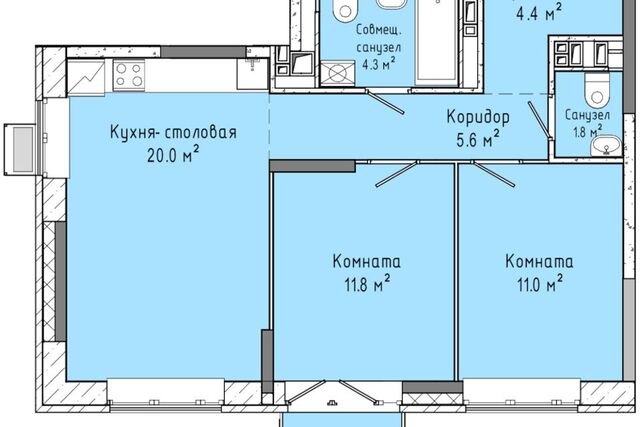 городской округ Ижевск, Жилой комплекс Скандинавия фото