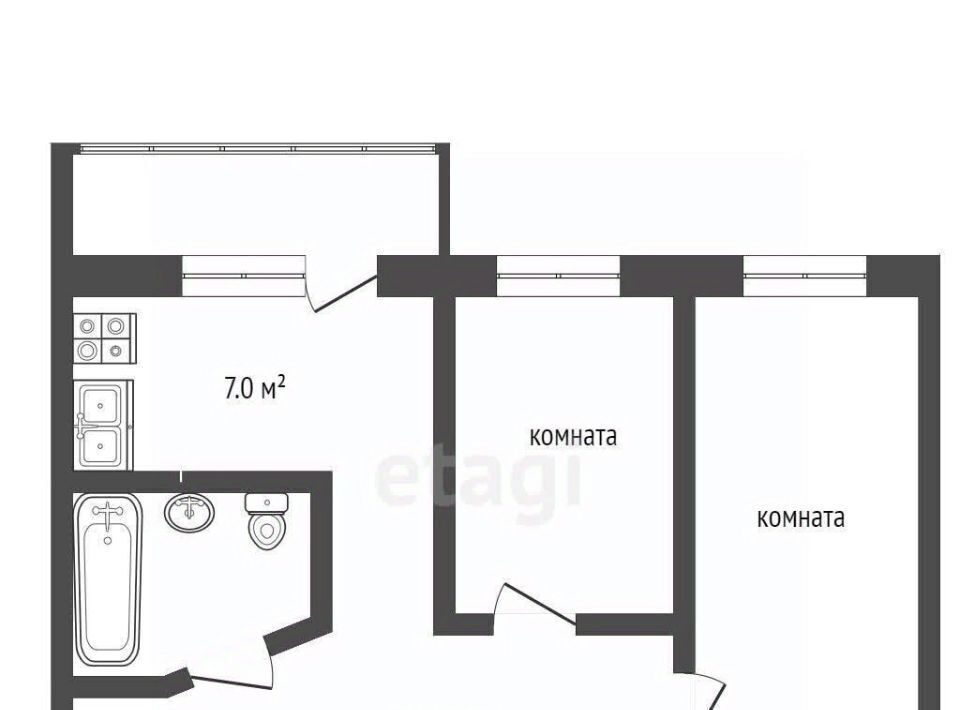 квартира г Муром ул Машинистов 5 фото 25