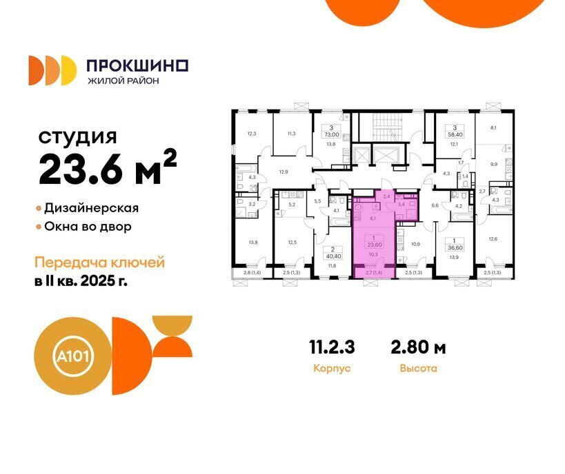 квартира г Москва п Сосенское ЖК Прокшино метро Прокшино метро Коммунарка ТиНАО фото 2