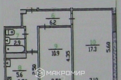 квартира г Орел р-н Советский ул Игнатова 43 фото 2