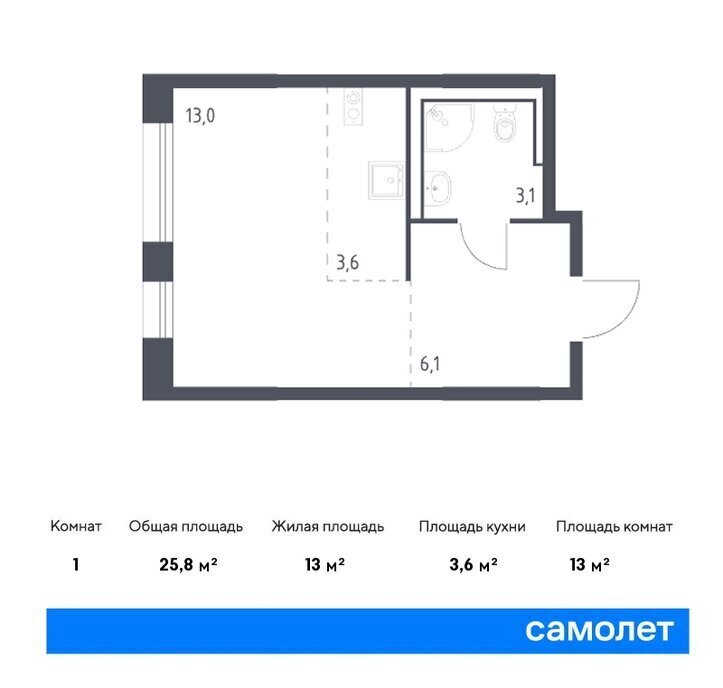 квартира г Москва САО Молжаниновский ЖК Молжаниново Подрезково, к 3 фото 1