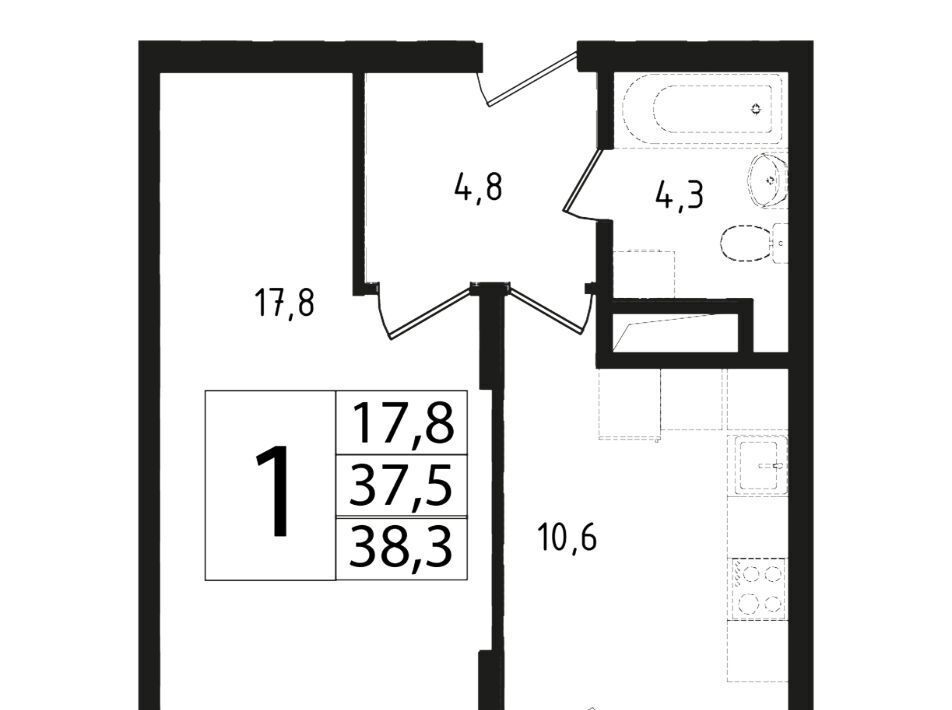 квартира городской округ Одинцовский г Звенигород мкр 3 13 Крёкшино фото 1